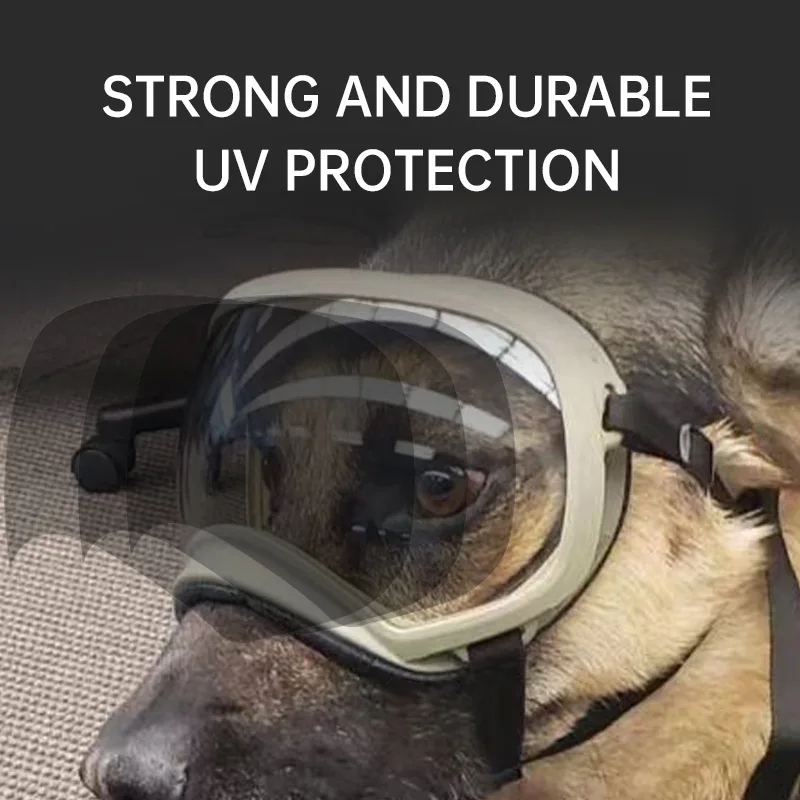 Color changing pet glasses, dog goggles, size dog sunglasses, snow glasses, UV resistant dog sunglasses 2