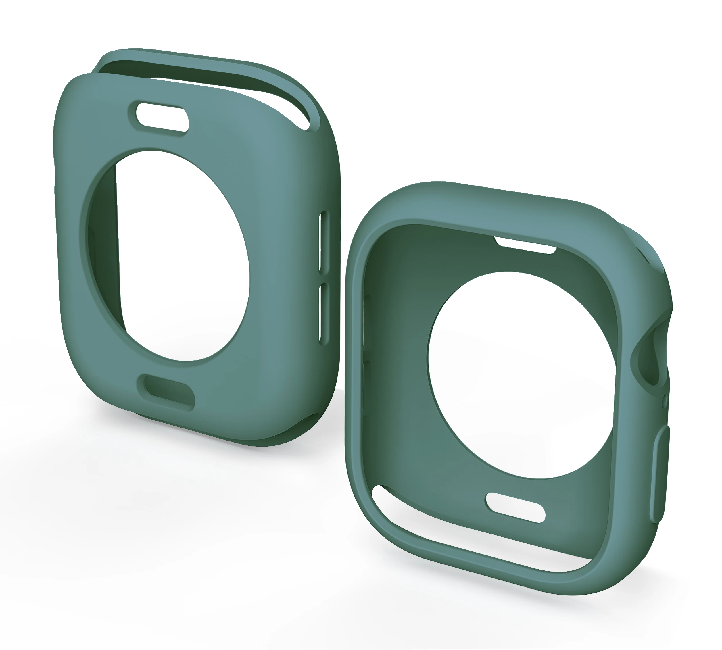 Premium Soft Silicone Protective Case for Smartwatch - Lightweight Cover Shell, Various Sizes