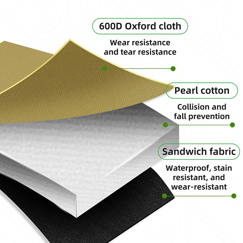 600DOxford cloth outdoor camping tableware storage bag camping tableware stove head lamp tool gas tank anti-collision sundry bag