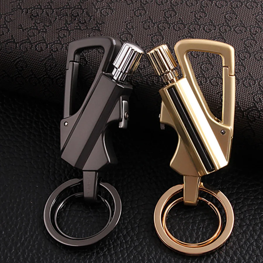 Multifunctional Match coal oil Lighter Outdoor Waterproof Portable Wine Open Keychain Men Smoking Accessories Gifts