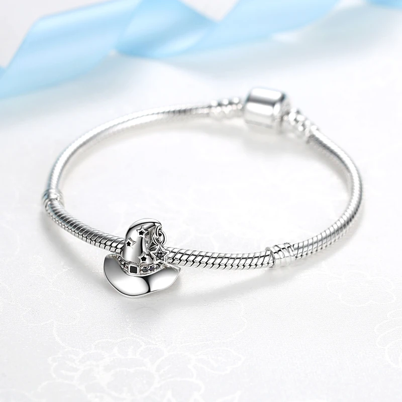 Sterling Silver Beads Charms Halloween Jewelry Fit Pandora DIY For Women