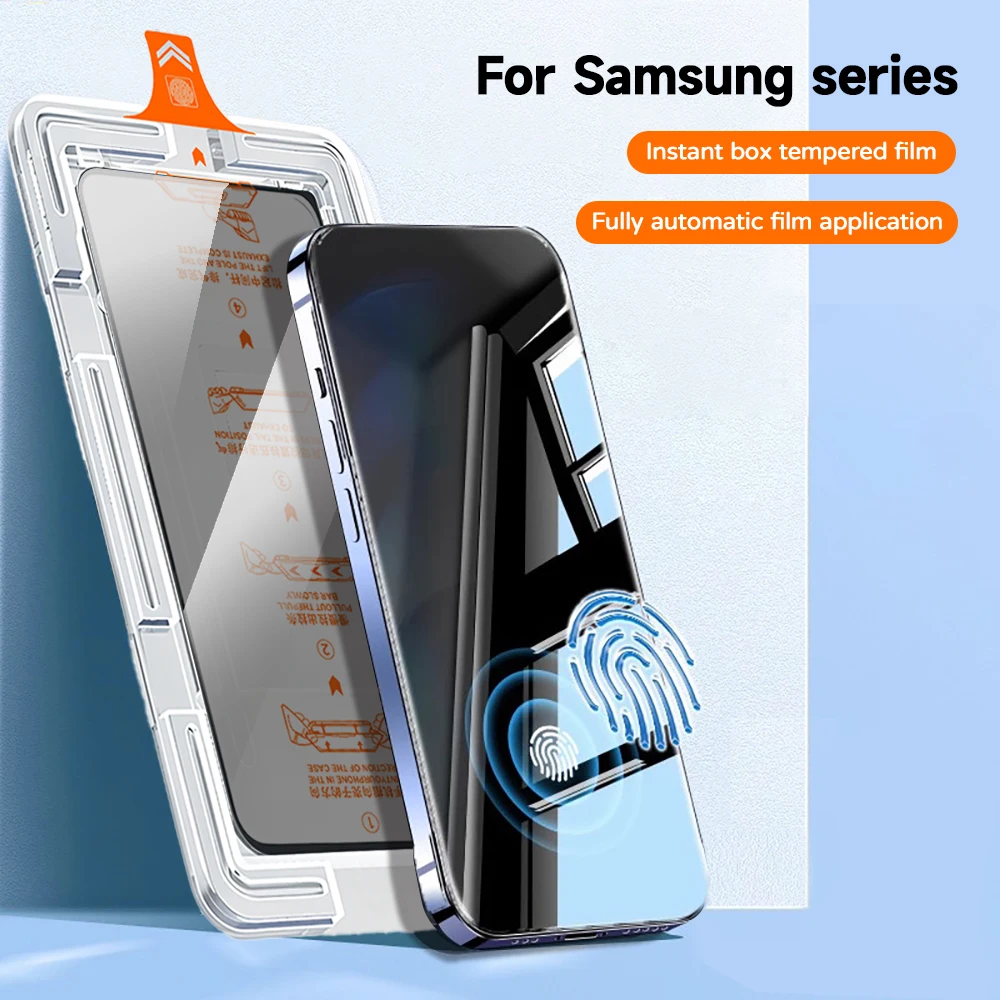 Enhanced Privacy Screen Protector - Easy Installation Tempered Glass 1-5 Pack