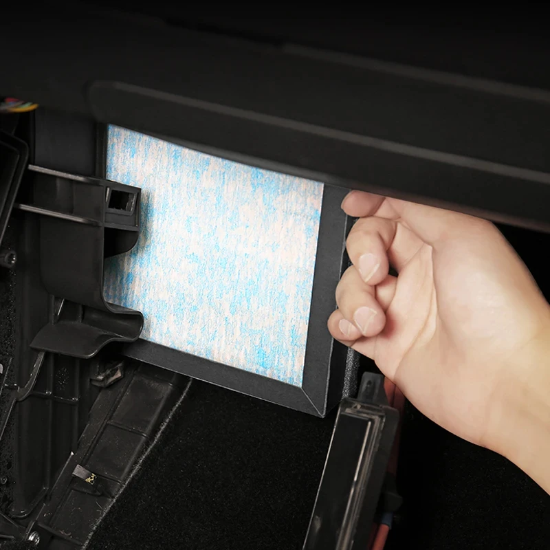 2pcs HEPA N98 For Tesla Model 3 Model Y Carbon Activated PM2.5 Cleaner Air Filter Conditioner Replacement Kit Car Accessories