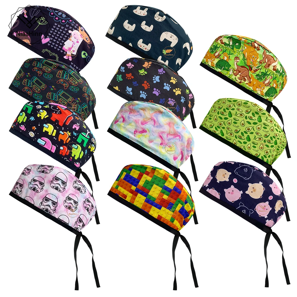Gorro De Enfermera De Algodón Transpirable Para Cosplay Y Trabajo – Cómodo Y Duradero Para Fiestas