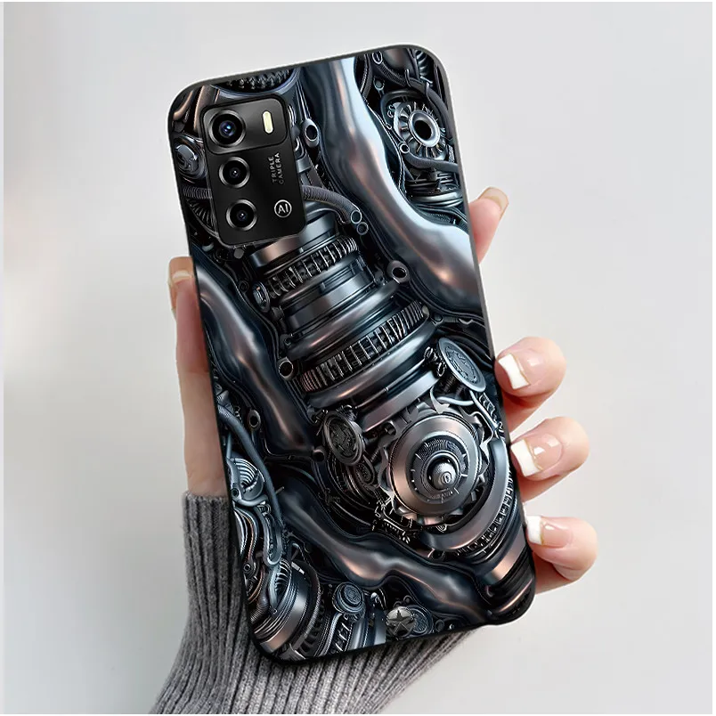 Luxury Dragon Matte Black Soft TPU Silicone Phone Case - Stylish and Durable Back Cover