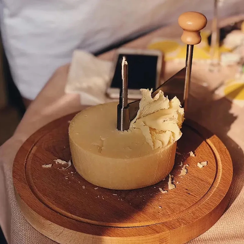 Disc Cheese Slicer Handheld Cheese Cutting Rotary Scraper Manual Kitchen Baking Chocolate Chip Scraper Kitchen Gadgets