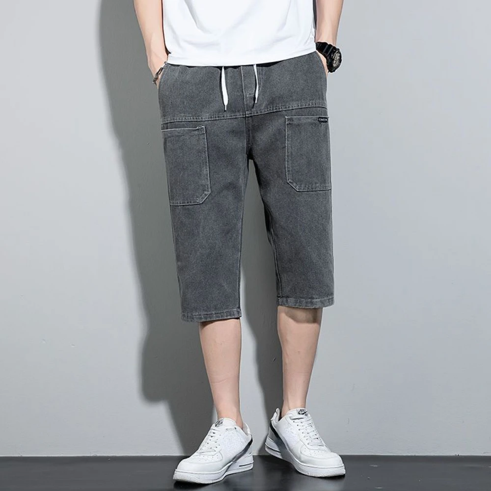 new Mens Summer Denim Short Men Jeans Fashion Streetwear Hip Hop