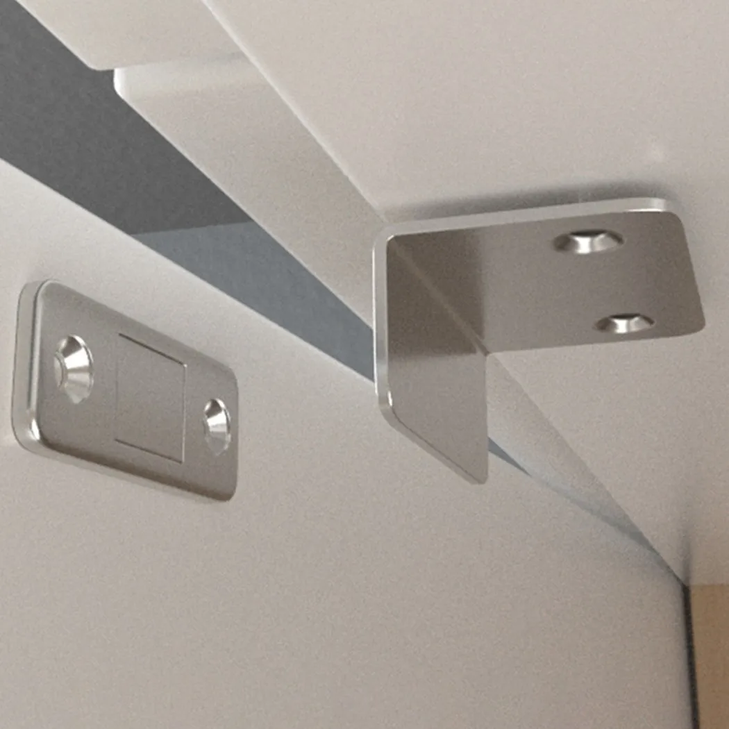 Invisible Magnet Latch（with Screw）Strong Magnetic Steel Catch Latch Ultra Thin For Door Cabinet Cupboard Closer 1pc