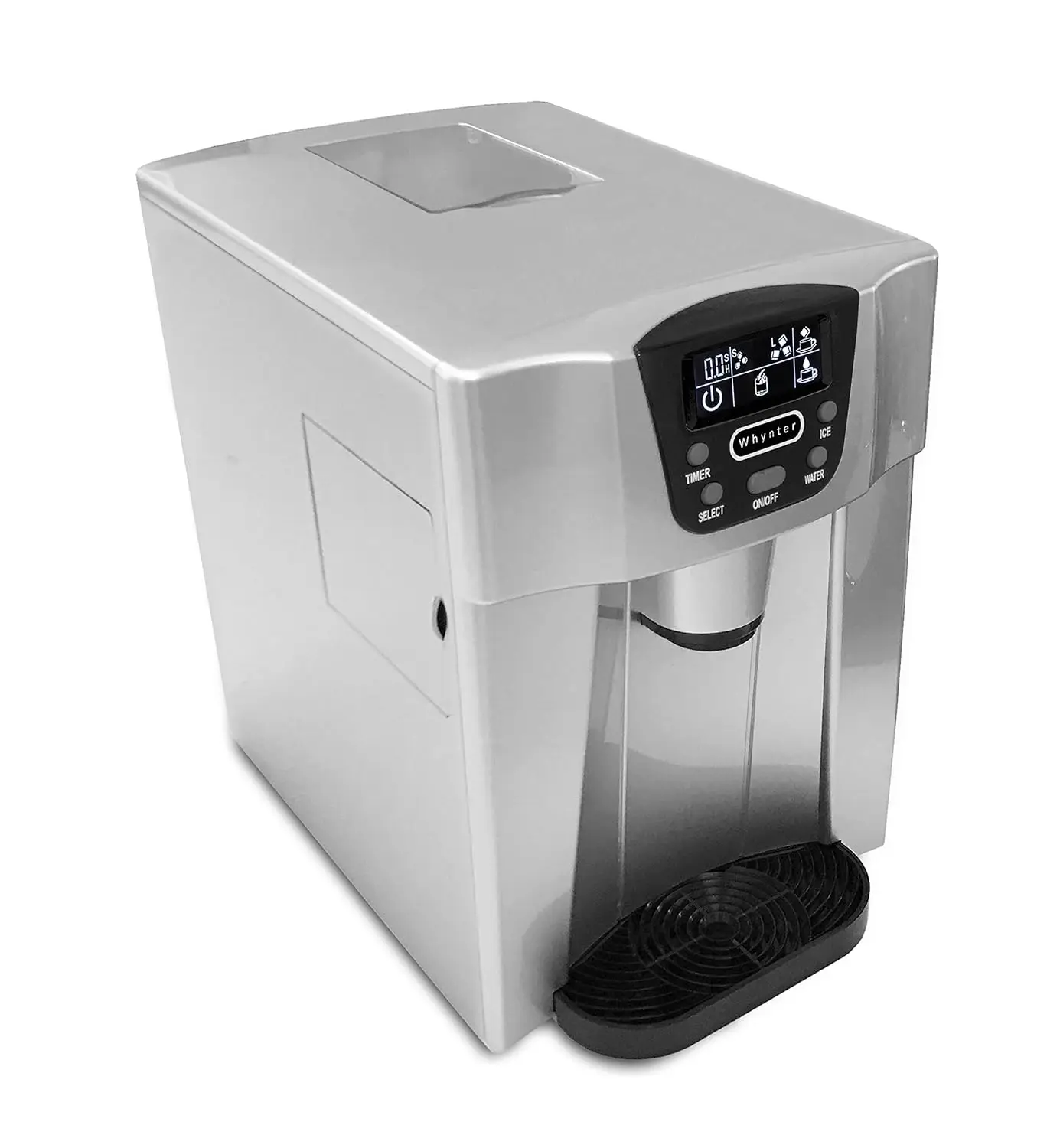 Silver IDC-221SC Countertop Direct Connection Ice Maker and Water Dispenser, One Size 3