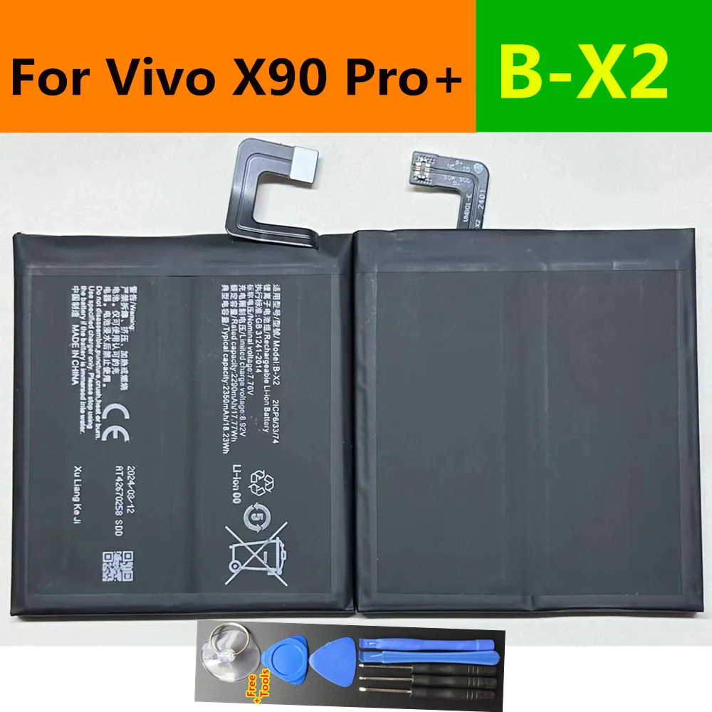 Original Battery B-X2 For Vivo X90 Pro plus / X90 Pro + New High