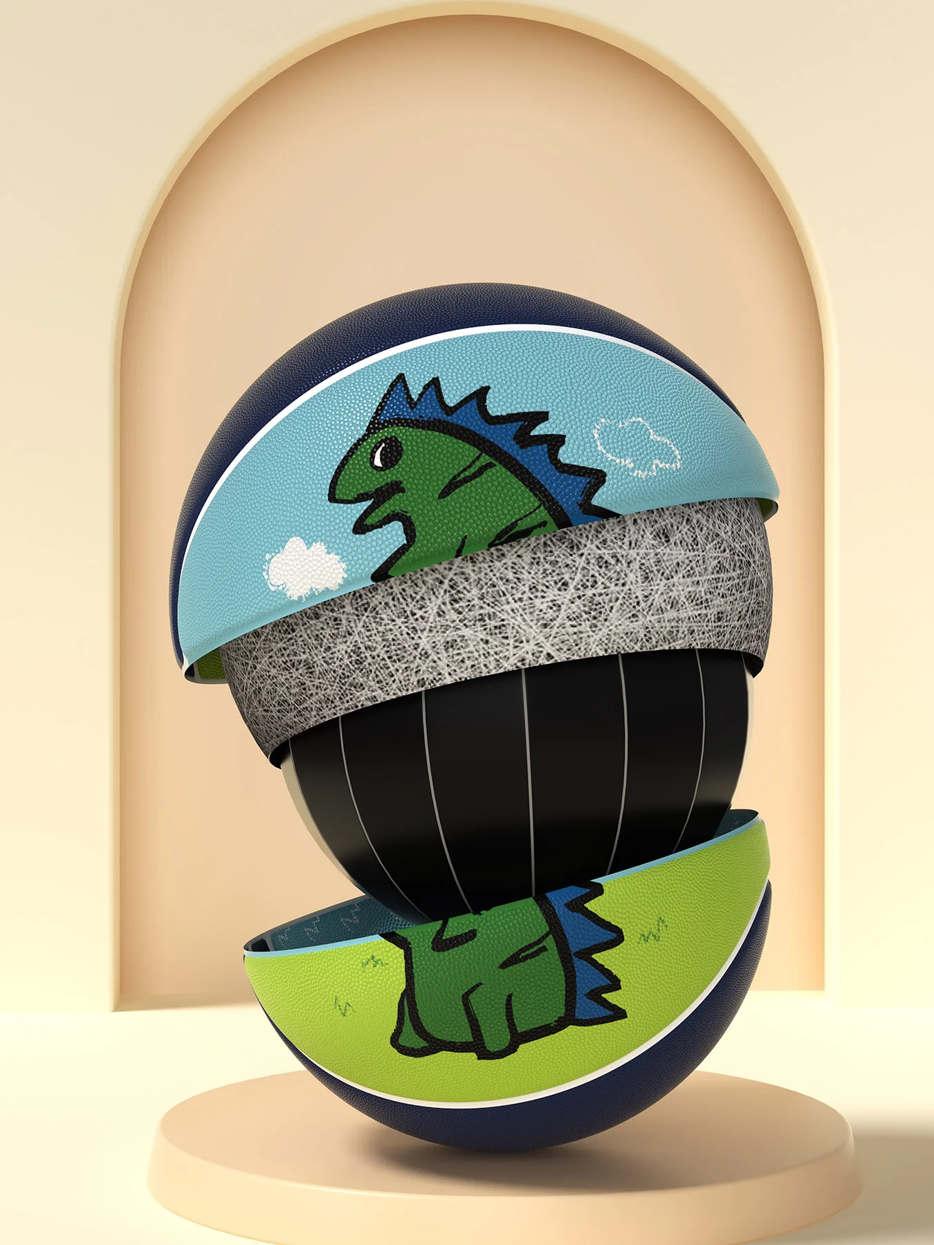 Official Size 5 Basketball
