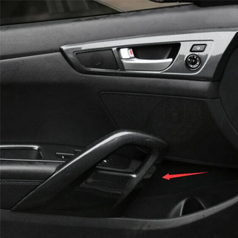 Hyundai Veloster 2011-2017 자동차 인테리어 도어 팔걸이 당김 핸들 보호 커버 트림 액세서리