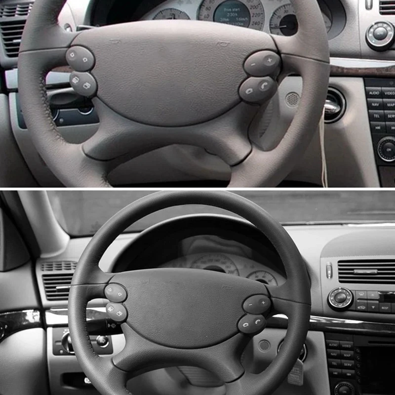 

Car Steering Wheel Switch Control Button Trim Cover For Mercedes Benz W218 Cls Class W211 E Class 2006-2008 Replacement