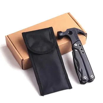 Folding Claw Hammer 12 In-1 Claw Multitool Pliers Hammer Portable Survival Gear For Exploring Camping Backpacking Hiking 2