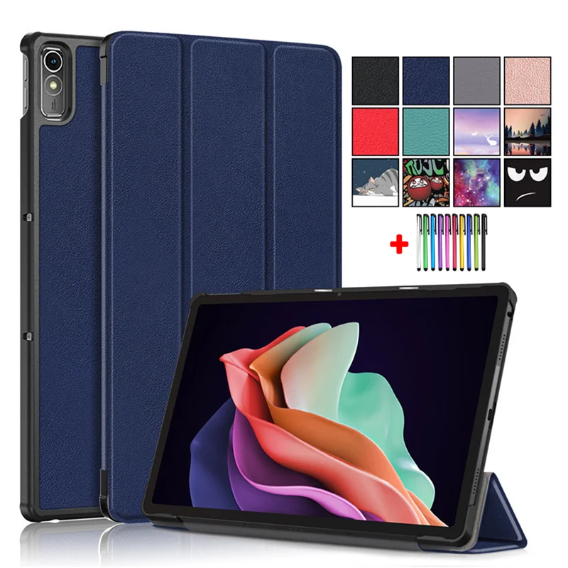PU Ledertasche Für Lenovo Tab P11 2nd Gen 11,5 TB350 Trifold Magnetische Smart Klapp Abdeckung Für Lenovo Pad Plus 2023 11,5 zoll_voghion.com