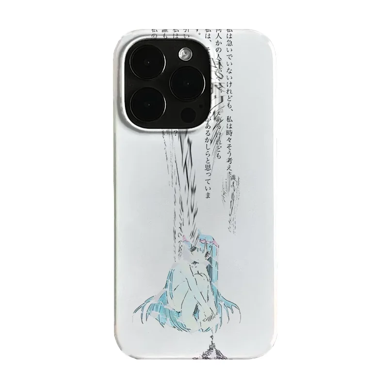 Adorable Kawaii Anime Girl Cartoon Phone Case Cover