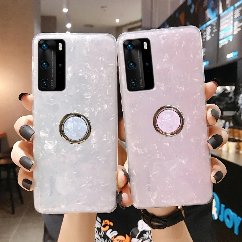 Custodie Per Telefono Con Staffa Ad Anello Rosa Per Huawei Nova 8 Nova 9 Se Protezione Cover Posteriore Morbida Tpu Per Nova 10 Pro Nova 10 Se