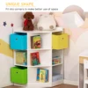 Space-Efficient Kids Storage Organizer for Small Bedrooms, Corner Shelf, White 4