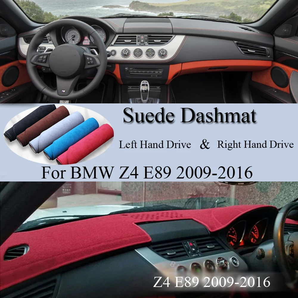 For-BMW-Z4-E89-2009-2010-2011-2012-2013-2016-Suede-Leather-DashMat-Dash ...