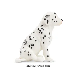 Toymany Realistic White Cocker Spaniel Puppy Figurine - Toy Animal Model (ML00142)