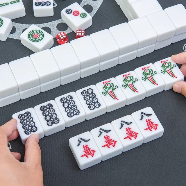 Jogo Infantil Jogo Clássico Peça De Xadrez Mahjong Jogo De Mesa