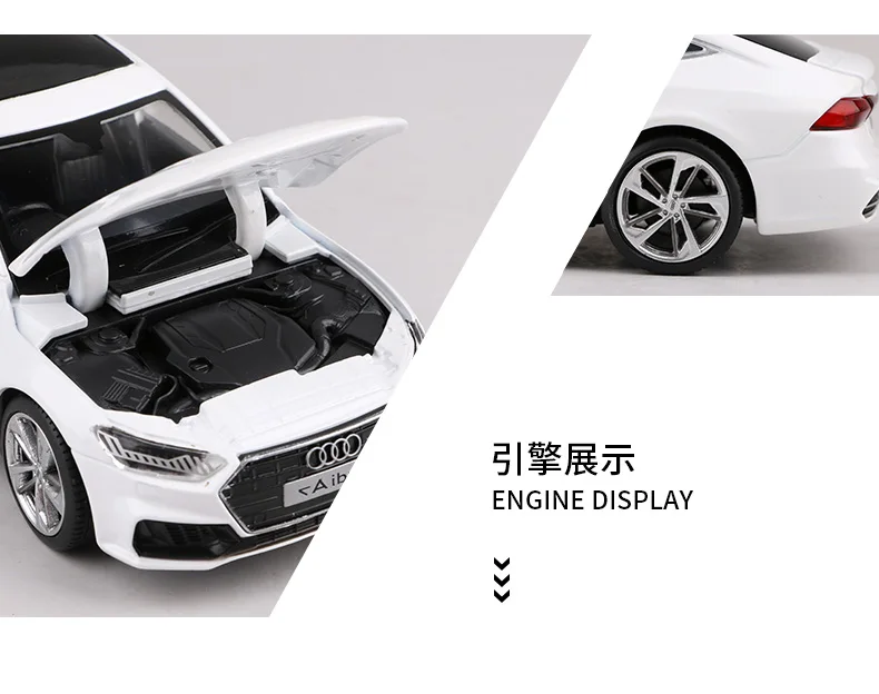 1:32 AUDI A7 Coupe Alloy Car Model Diecasts Vehicles Toy Sound