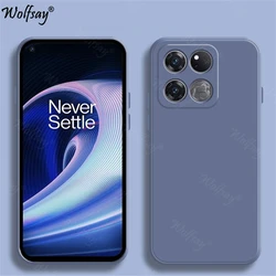 Premium Liquid Silicone Candy Case - Vibrant Protective Back Cover for OnePlus Ace (Lavender Grey)