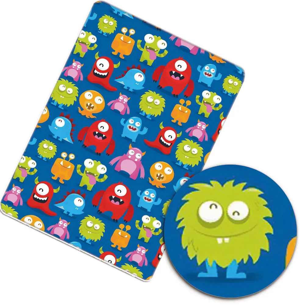 Cartoon Animal Polyester And Cotton Fabric Patterned Polyester Children'S Home Textiles Sewing Diy 50 * 140 Cm/Piec