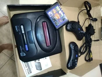 Nuova Console di Gioco SEGA MD 2 a 16 Bit per Cartucce Originali SEGA, Opzionale 138 in 1, 55 in 1, 196 in 1 Giochi Classici