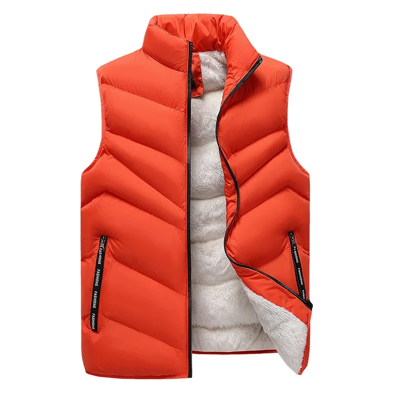 

Plus Size 8XL 7XL 6XL Winter Lamb Fleece Vest Men Warm Sleeveless Vest Jacket Men Slim Fit Fleece to Keep Warm Vest Casual Mens