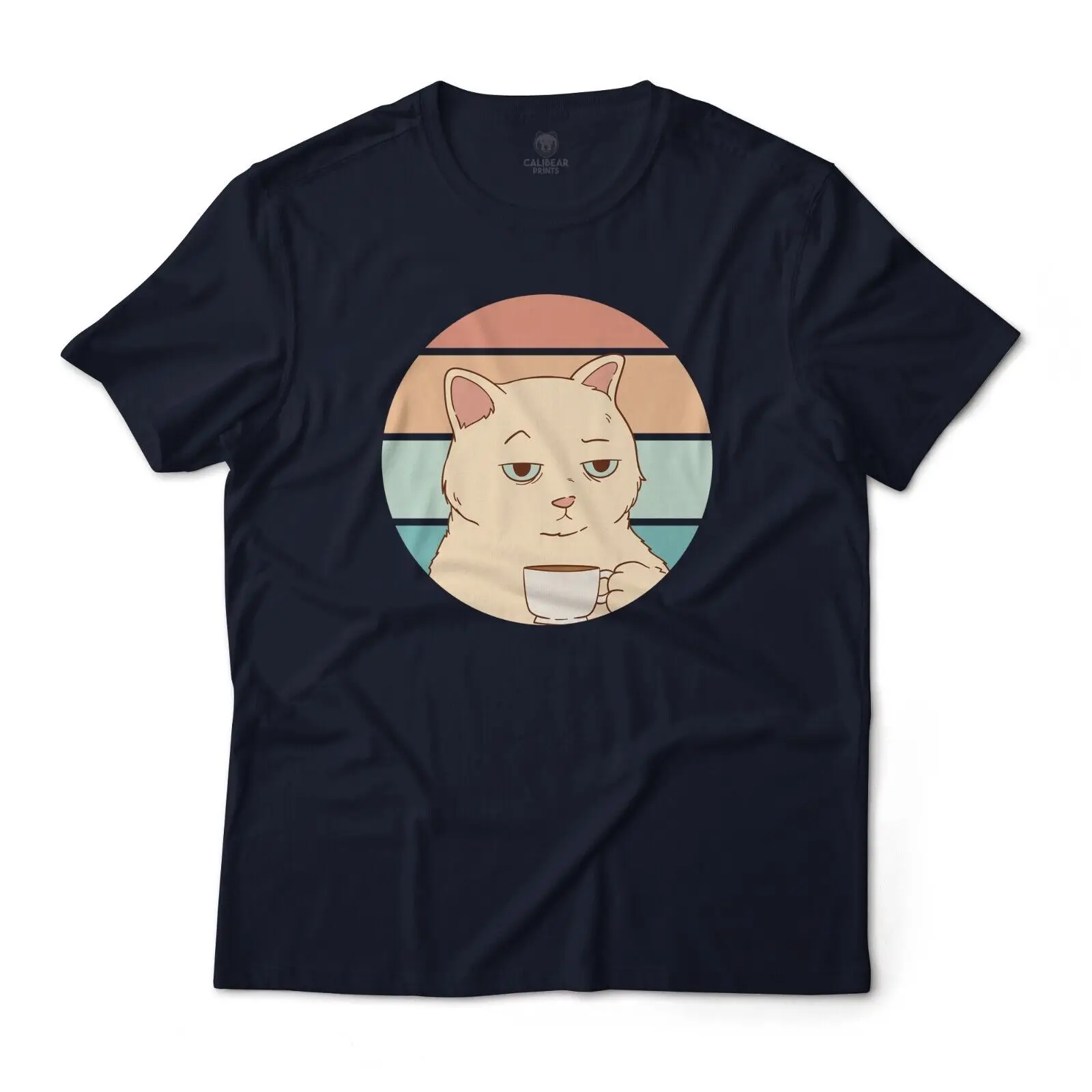 

Футболка унисекс с рисунком кошачьего лица