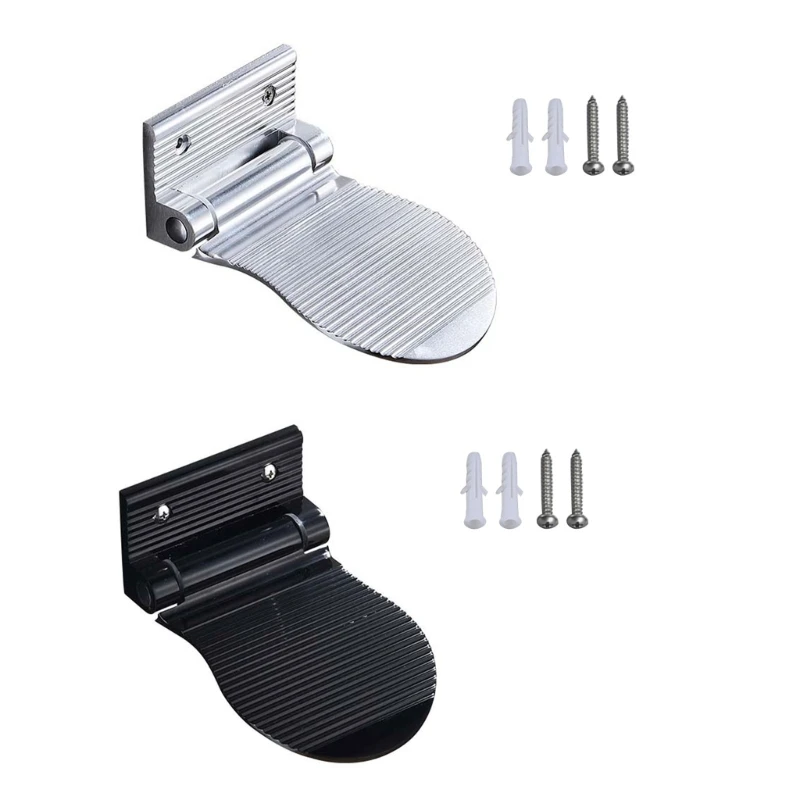 

Легко моющаяся подставка для ног в ванной комнате Подставка для ног из алюминиевого сплава для душа для всех пользователей