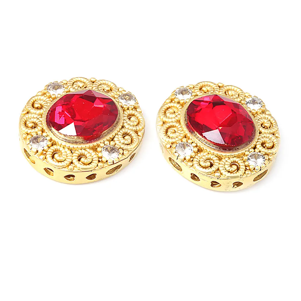 Pulseras de Cuentas Nepalesas Vintage Estilo 5PCS Brasso Dorado Mate Accesorios DIY para Hacer Joyería - details 50