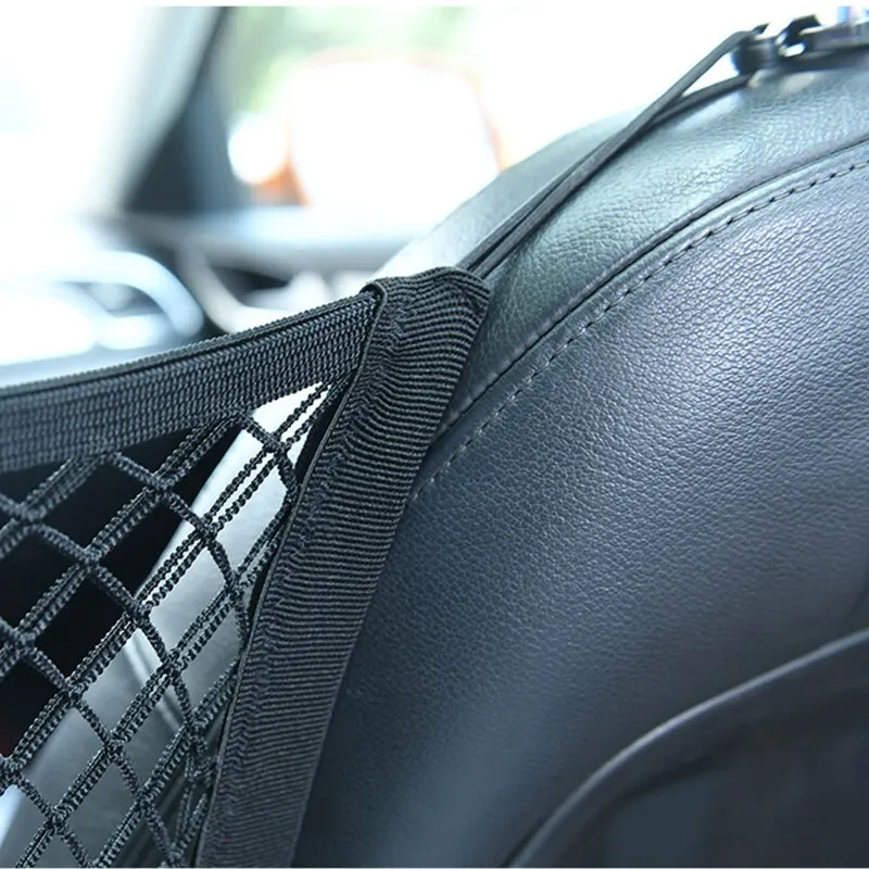 Car Storage Net Bag Between Seats Elastic Mesh Net Organizer Auto Accessories car storage bag,car storage net