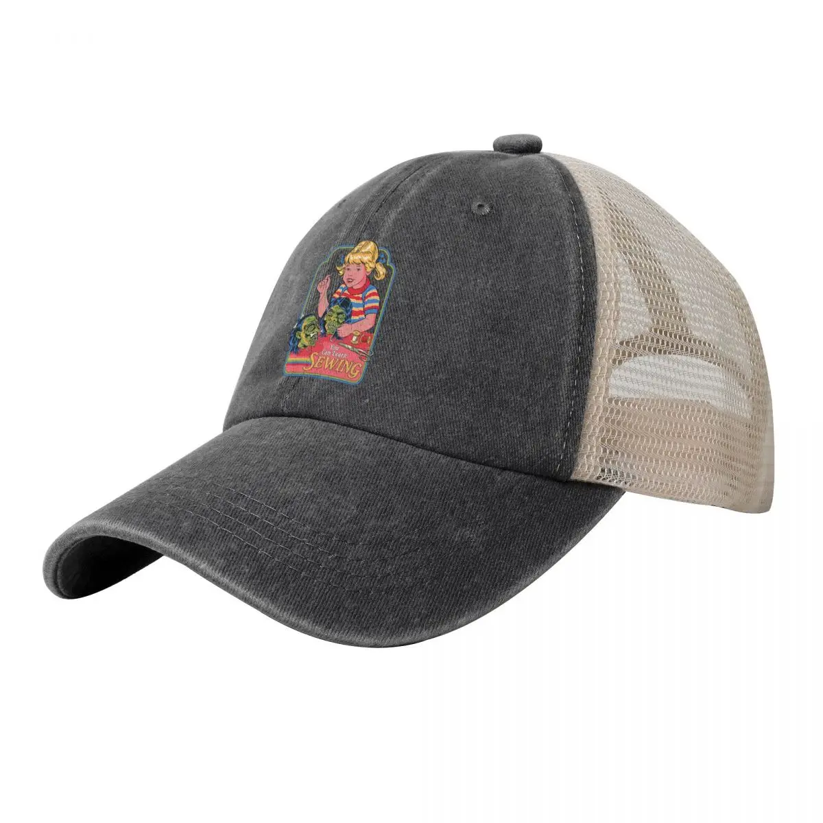

Fashion Unisex You Can Learn Sewing Cowboy Mesh Baseball Cap