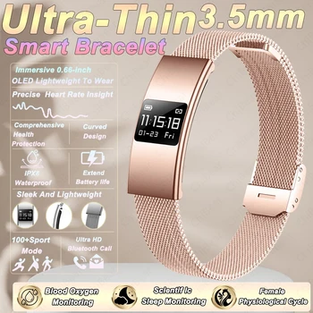 Nuovo Smartwatch Ultra-Sottile da 3,5 mm 2026 con Monitoraggio Completo della Salute, Modalità Sport, Impermeabile, Chiamate Bluetooth, per Uomo e Donna