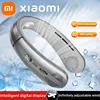 Xiaomi Hanging Neck Fan Portable Bladeless Mini USB Rechargeable Mute LED Digital Display Electric Fan Summer Air Cooler 1