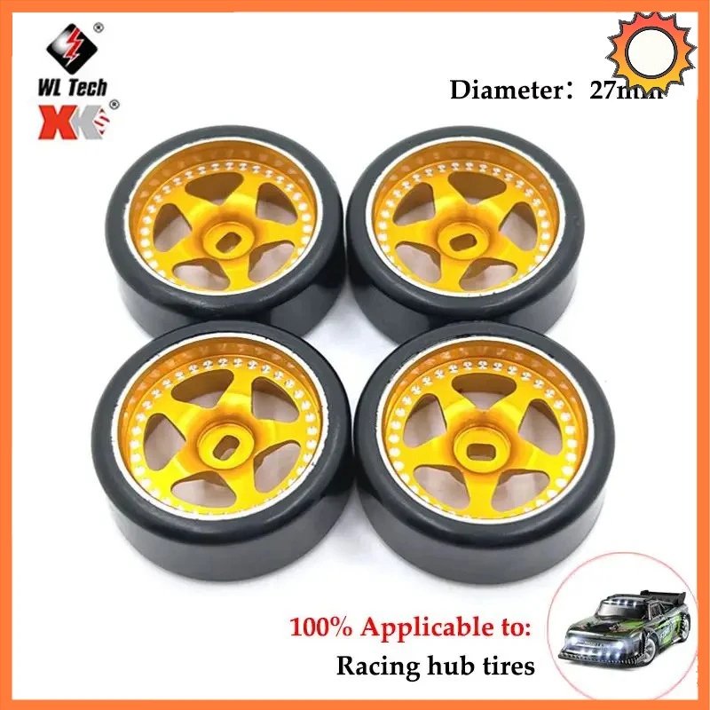 Replacement Rubber Wheel Tires 4PCSSET for 1/28 Wltoys 284131 K969 K979 K989 P929 RC Car Off-Road Buggy Truck Car Upgrade Parts