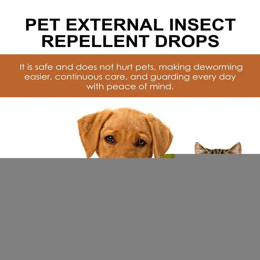 30ml Pet Anti-Flea Drop Repellent For Dogs And Cats Insecticide Flea Drops Insecticide Fleas Ticks Removal Water Pet Spray Clean