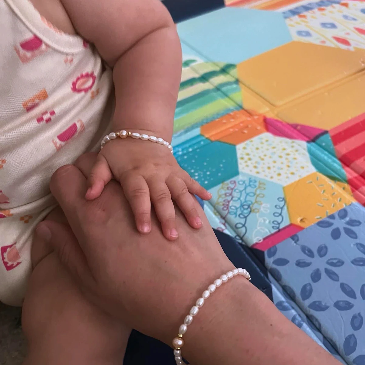 داينتي الأم والطفل اللؤلؤ سوار جديد أمي لؤلؤ الميا...