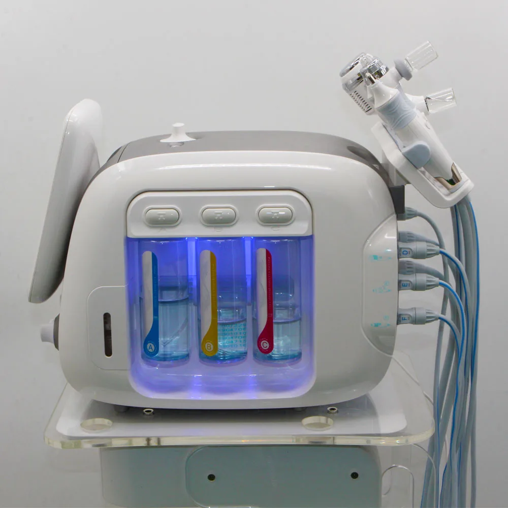 6 in 1 Dermabrasion Peel Spa Facial Machine Skin Rejuvenation Hydro Dermabrasion Aqua Deep Cleaning Skin Care Device