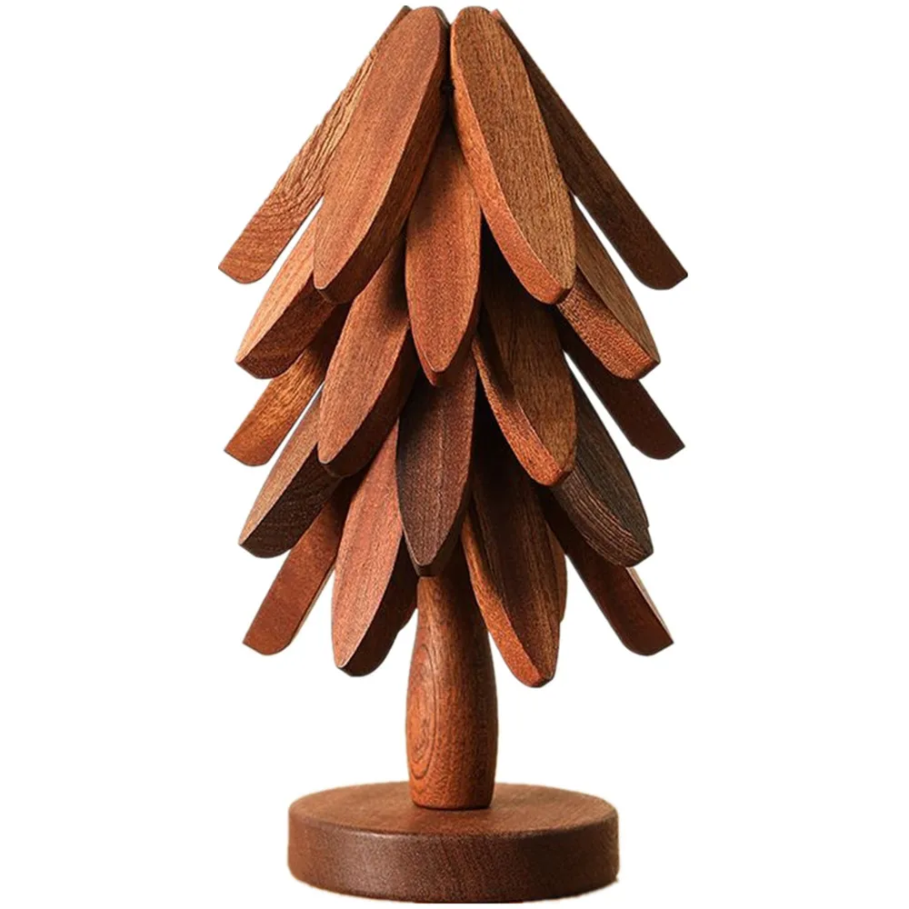 Lot De 2 Dessous De Plat Extra épais Pliables En Bambou Pour Grandes Casseroles Et Poêles