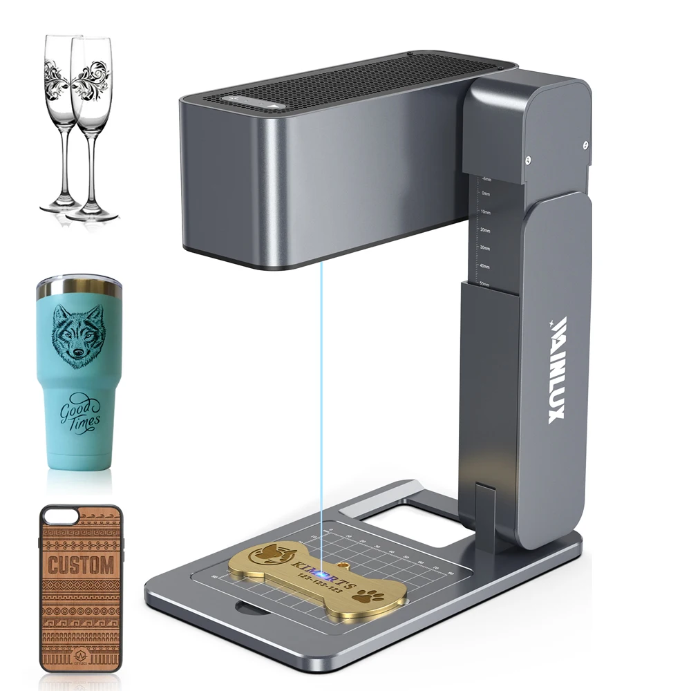 Wainlux Z3 DIY Diode Laser Engraver Printer Mini Portable Foldable Metal/Acrylic Cutter Autofocus Wood Diode Laser Engraving