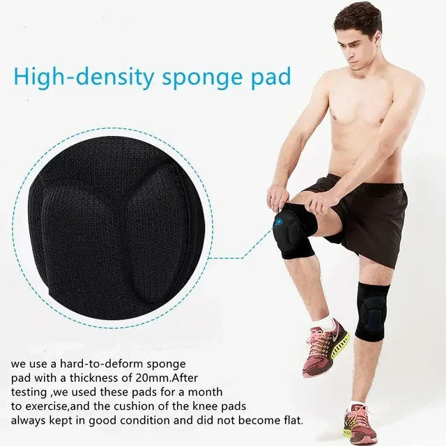 Knee Pads for Men & Women, Kick Boxing and Muay Thai Training, Foam Padded Support Guard for Grappling, MMA,Martial Arts 4