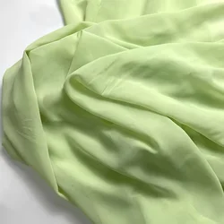 Elegant Green Chiffon Georgette Fabric for DIY Fashion & Decorations (Sage Green)