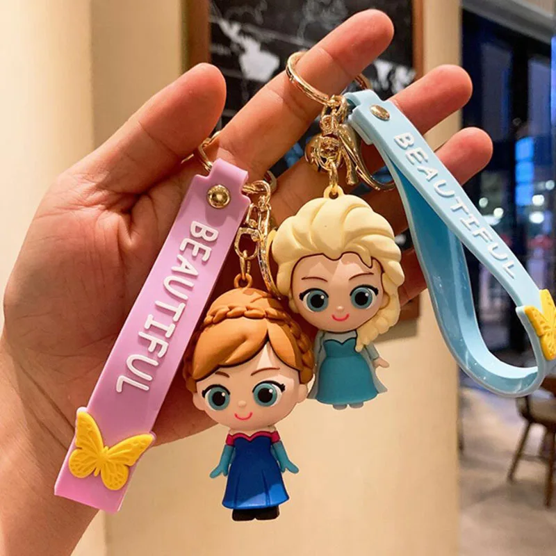 Carino Frozen 2 Elsa Anna Olaf Pupazzo Di Neve Anime Figura Portachiavi Giocattoli Pendenti Ornamento Portachiavi Regali Olaf