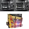 LED Front Bumper Light for Tamiya 1/14 RC Truck Benz Actros 56348 3363 Collision Barrier Cattle Fence Lamp Tractor DIY Parts 1