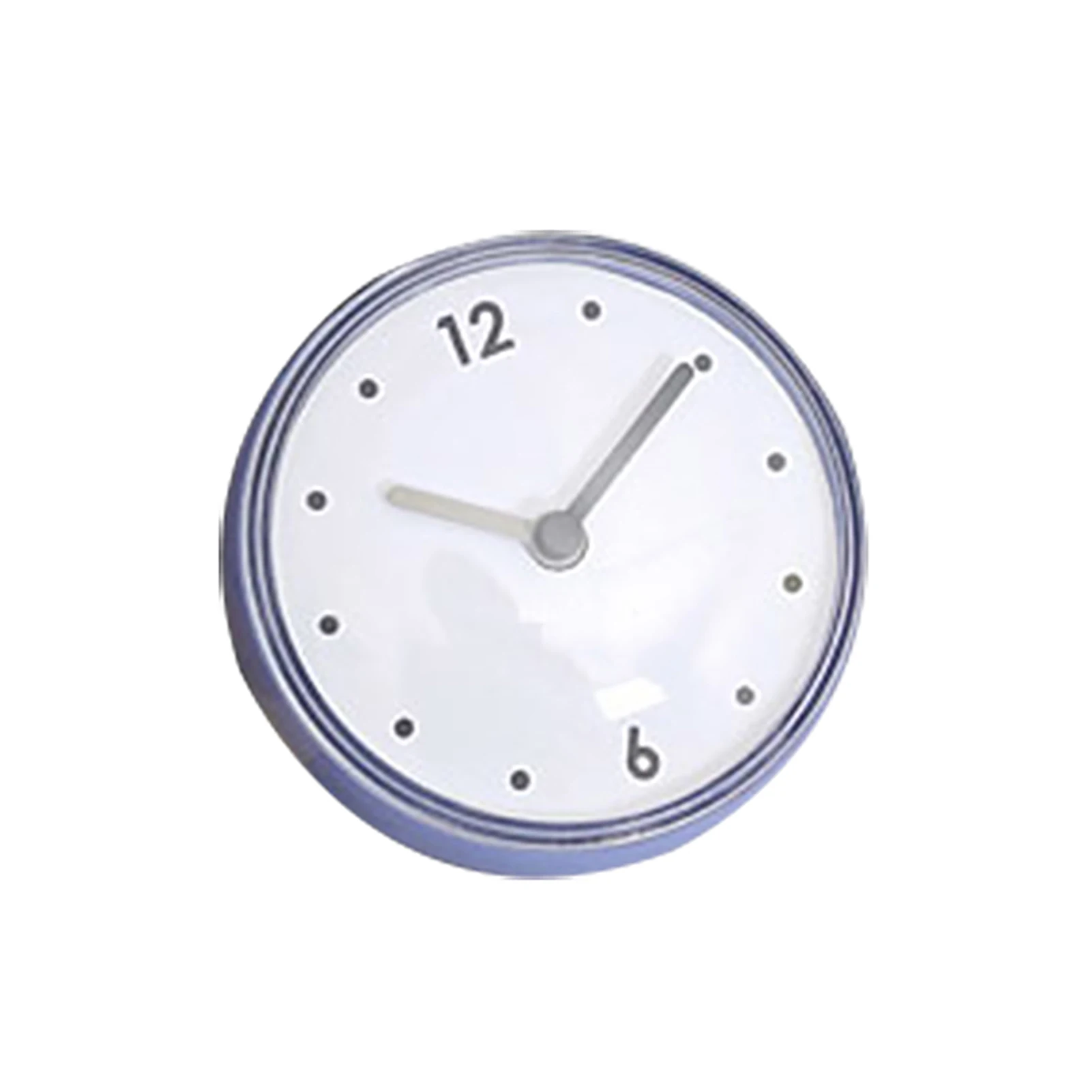 Cute Waterproof Sucker Alarm Clock Cartoon Kitchen Bathroom Bath Shower Clocks With Suction Cup Sucker Wall Clocks DecorationMini Sucker Wall Clock Bathroom Anti-Fog Waterproof 7cm Kitchen Toilet Small Quartz Table Clock