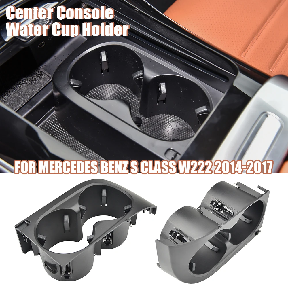 

For Mercedes Benz W206 C Class 2021-2024 Car Front Center Console Water Cup Holder Insert Frame A2068107801