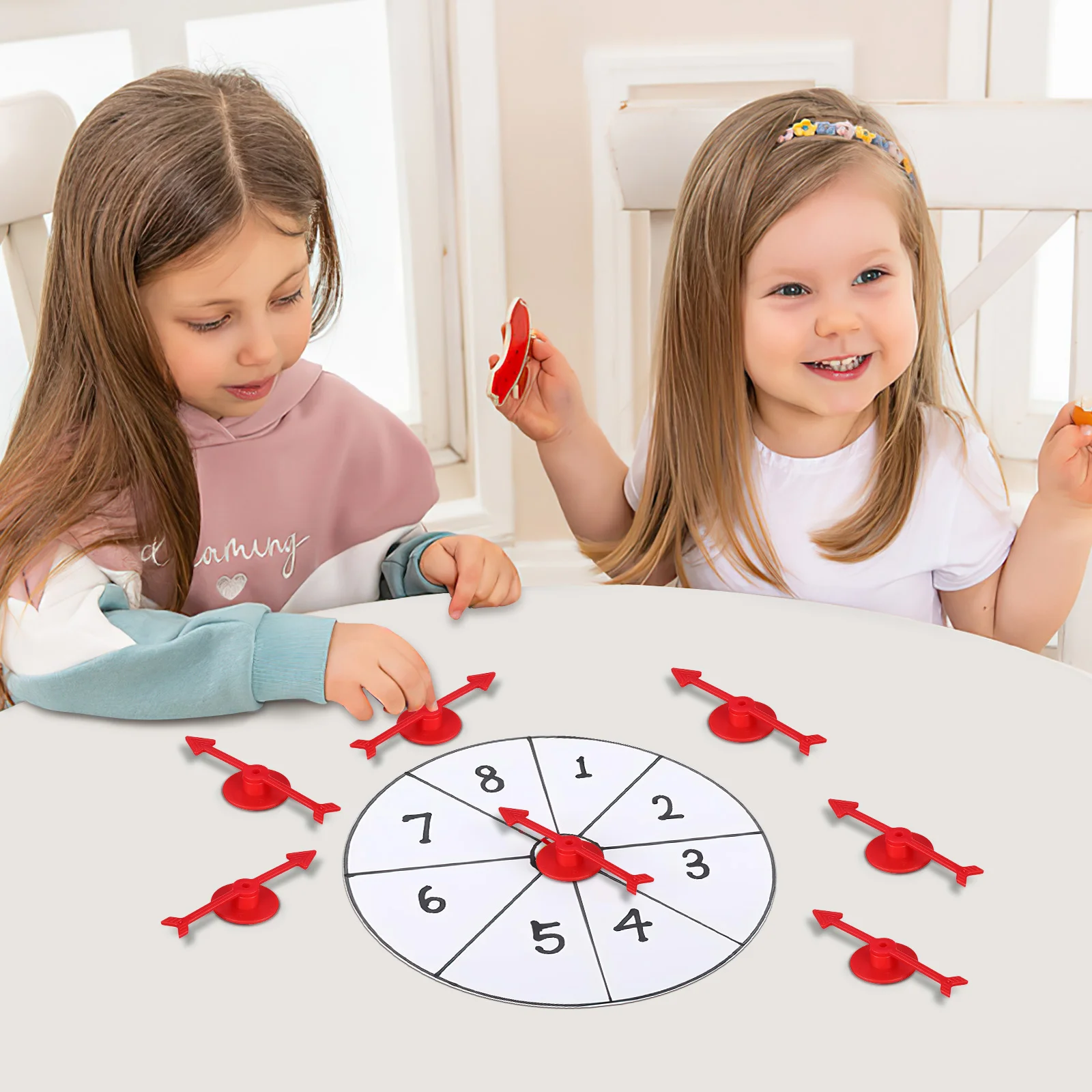 Red Plastic Game Arrow Rotating Board Game Accessories Chess Games Replacement Pointers Arrows For Entertainment 25 Pcs
